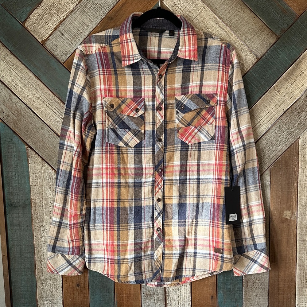 NWT! Plaid Button-Up Shirt From Buckle